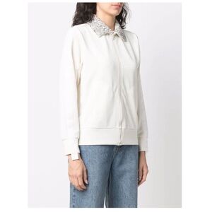 Golden Goose Star Collection zipped sweatshirt with crystal embellishment